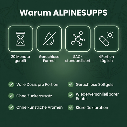 Gereifte Knoblauch-Softgels Geruchlose