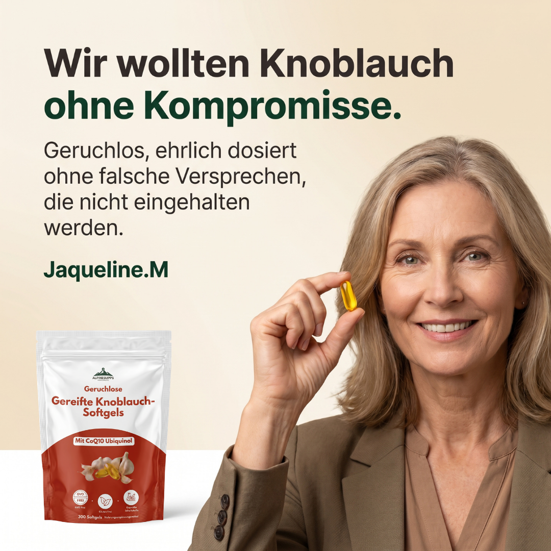 Gereifte Knoblauch-Softgels Geruchlose